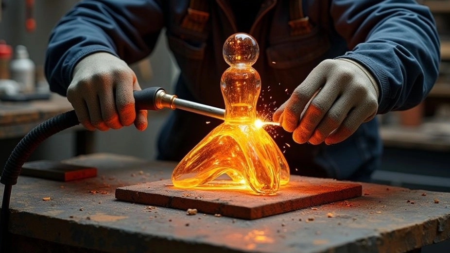 The benefits of making glass sculptures and bubbles with direct heat